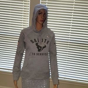 Nike s therma fit salute to service thumb holes kangaroo pocket drawstring hood